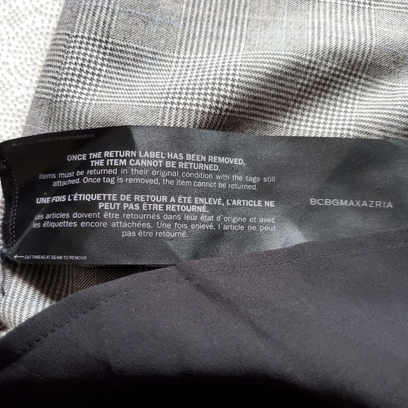 BCBGMaxAzria Houndstooth Plaid Long Shiftdress - Picture 11 of 11